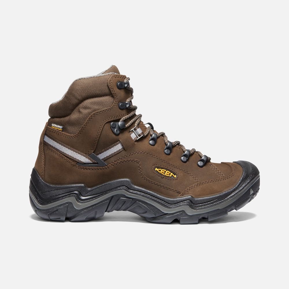 Keen Laarzen Heren Bruin - Durand Ii Mid Wp Wide - 40593-UYSZ